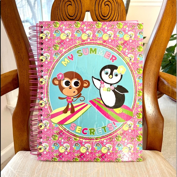 Limited Too Other - Limited Too Y2K Pink Monkey Penguin Photo Album Notebook Journal Diary Vintage